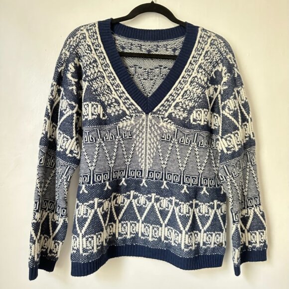 Authentic Chanel knit sweater art deco style - Picture 2 of 7